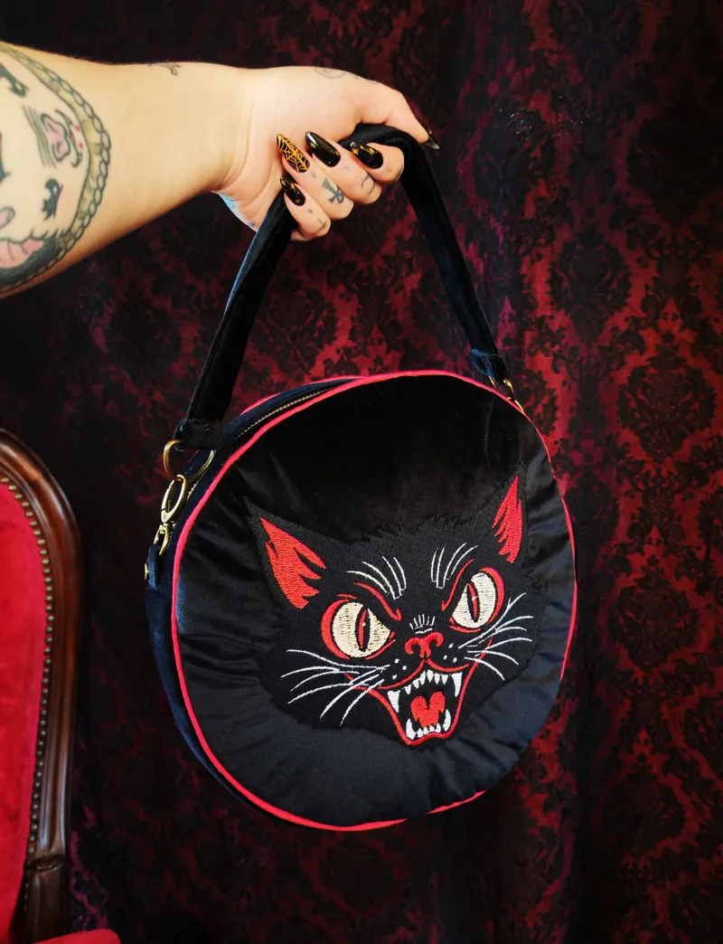 Sac "Jinx", accessoire gothique fait main