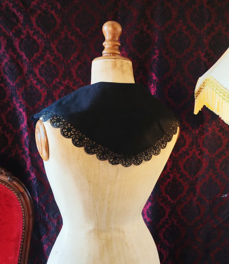 Col "Diablotine", accessoire gothique fait main (3)