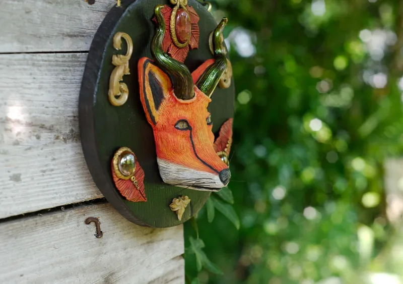 Le Gardien Renard, décoration gothique faite main (2)