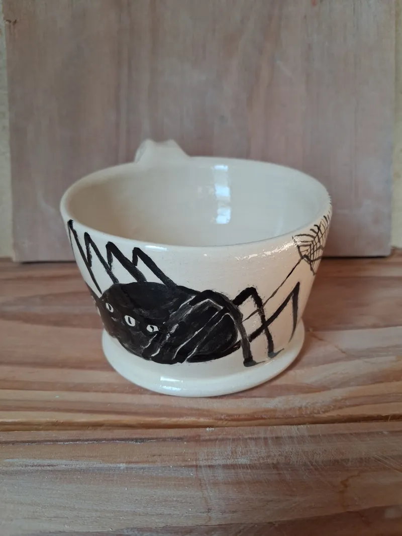 Tasse Jorõgumo, décoration gothique faite main (2)