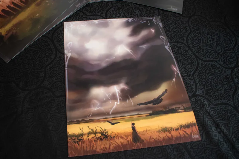 Illustration A3 - Under the storm