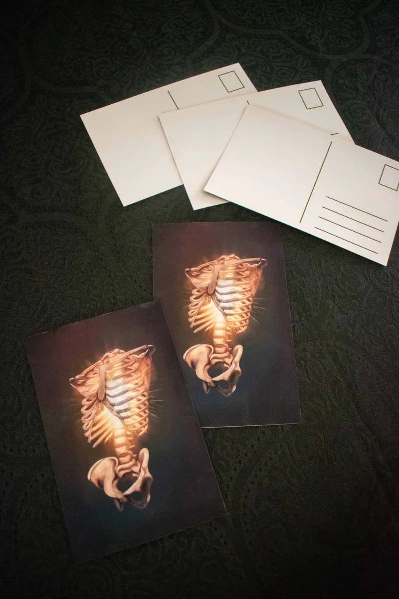 Carte postale - Ribcage Light