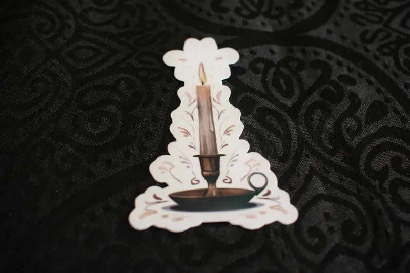 Sticker Holographique - Candle