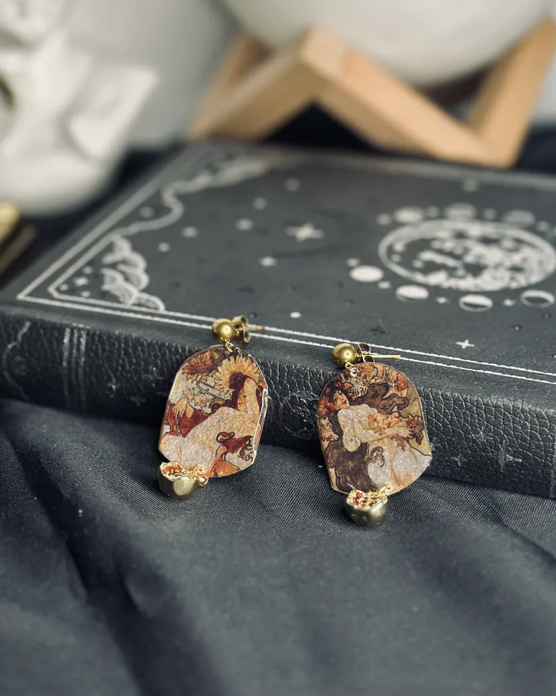 LES AMANTES D’AUTOMNE - Ornement d’oreilles