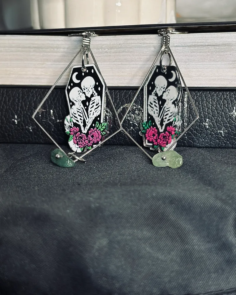 ÉTERNITÉ - Ornement d’oreilles, bijou gothique fait main (2)