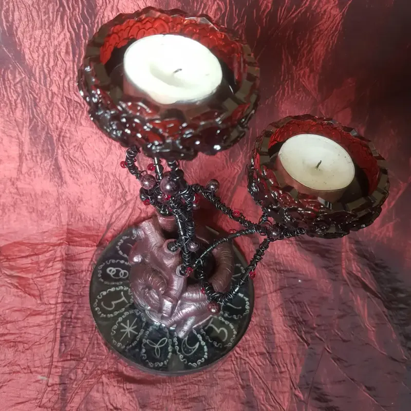 Bougeoir l'offrande du coeur — 2