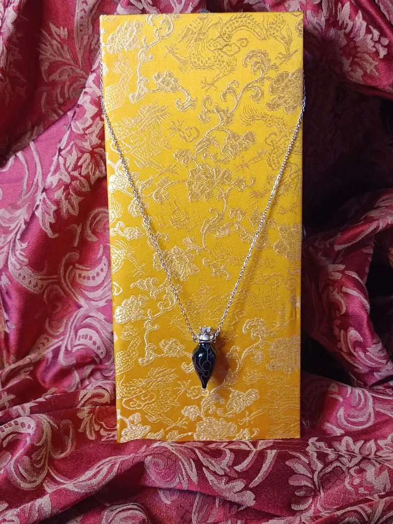 Collier arachné, bijou gothique fait main (2)